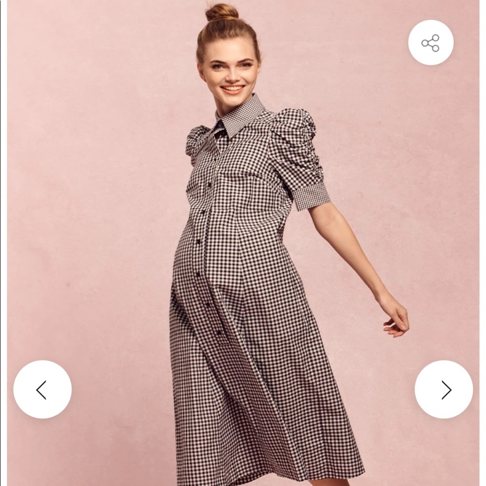 Frances Hart Shirred Sleeve Dress